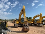 Used Komatsu Excavator,Excavator in yard,Front of used Excavator